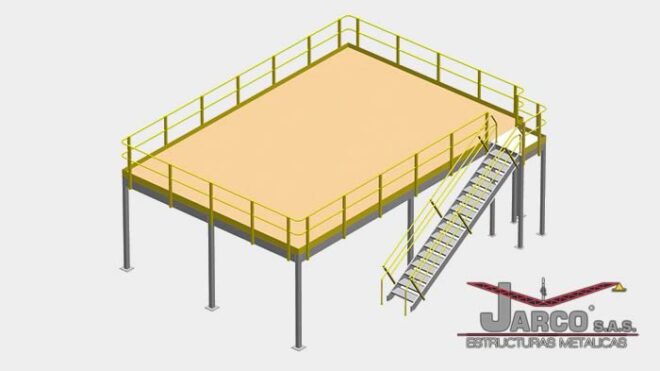 Mezanines en acero estructural para bodegas