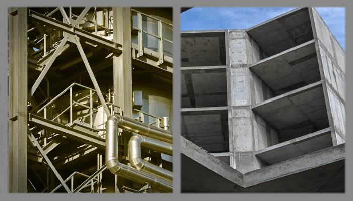 La comparación entre Estructuras Metálicas y Estructuras en Concreto