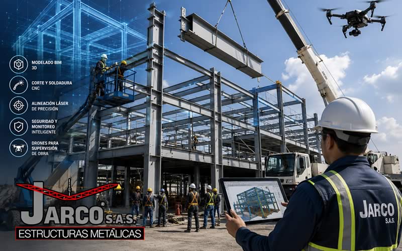 Tecnologías modernas en montaje de estructuras metálicas