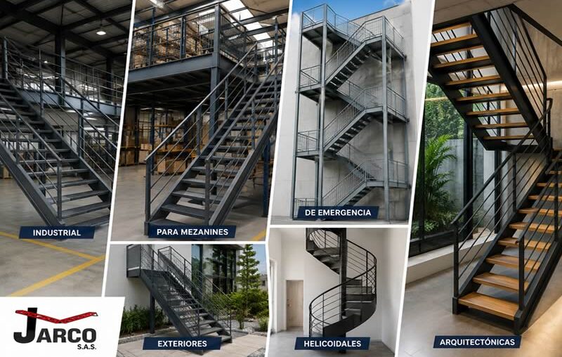 Tipos de escaleras metálicas: ¿cuál elegir para cada proyecto?